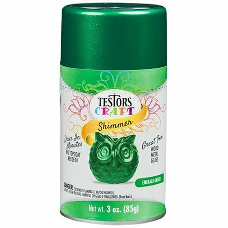 TESTORS TESTORS EMERALD GREEN SHIMMER 3 OZ SPRAY 304363